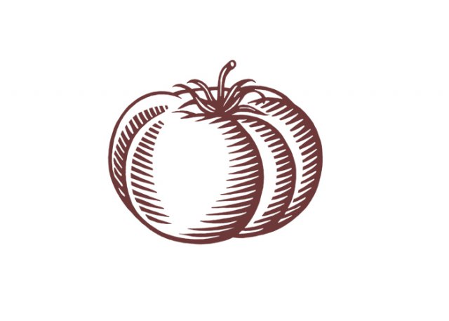 Tomato-Woodcut 2